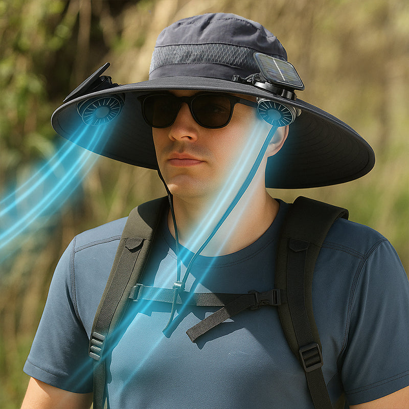 BreezeShade – Chapeau ventilée solaire
