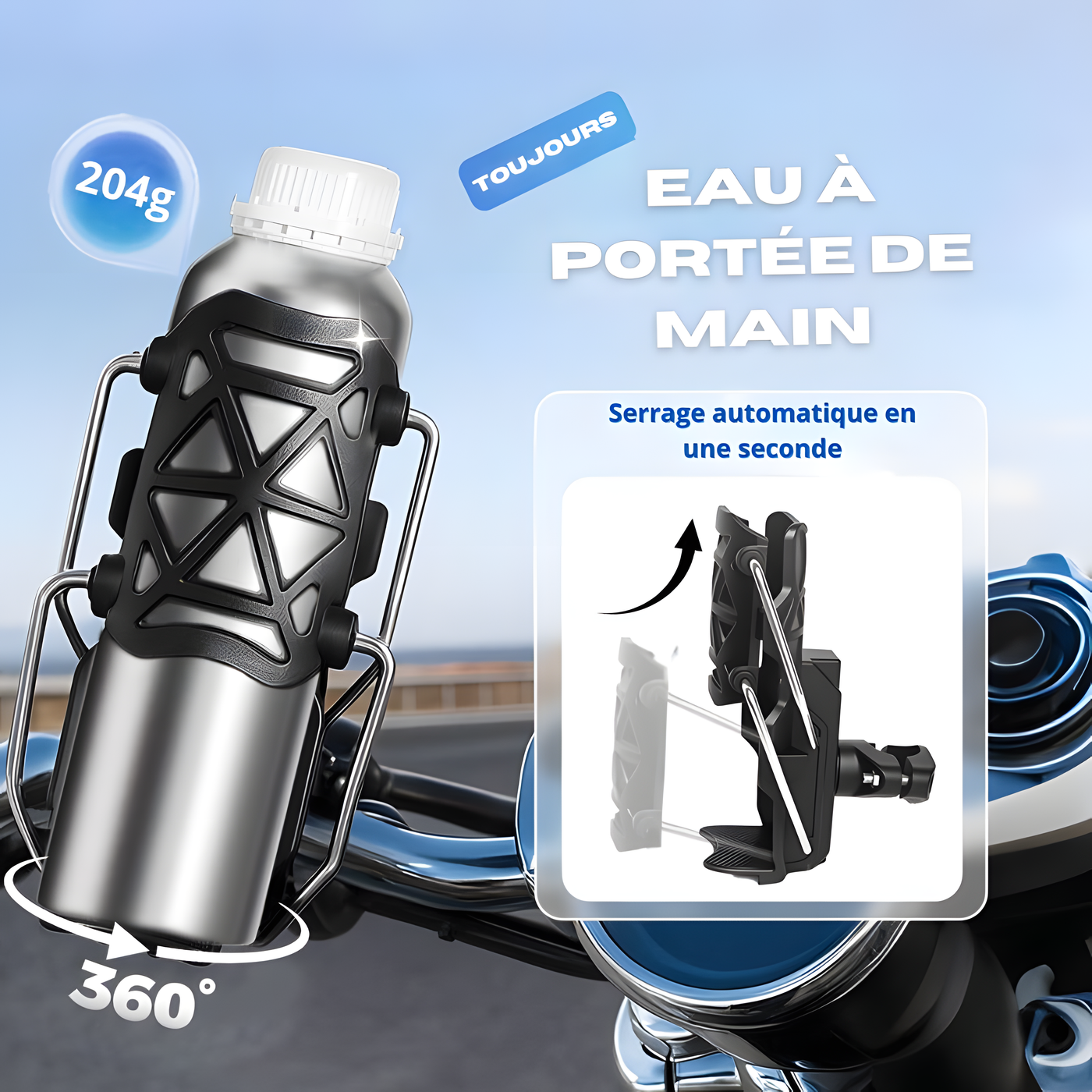 HydraRide – Porte-bouteille